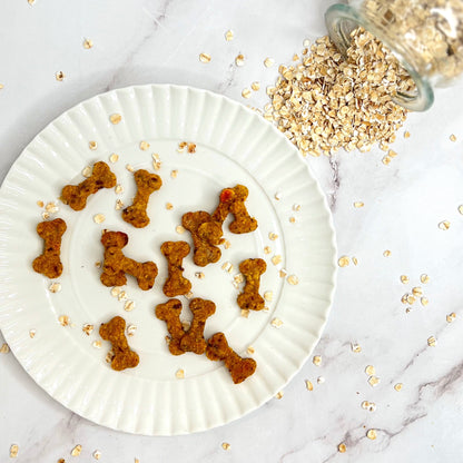 Zucca Avena Biscotti per Cani | Vegan